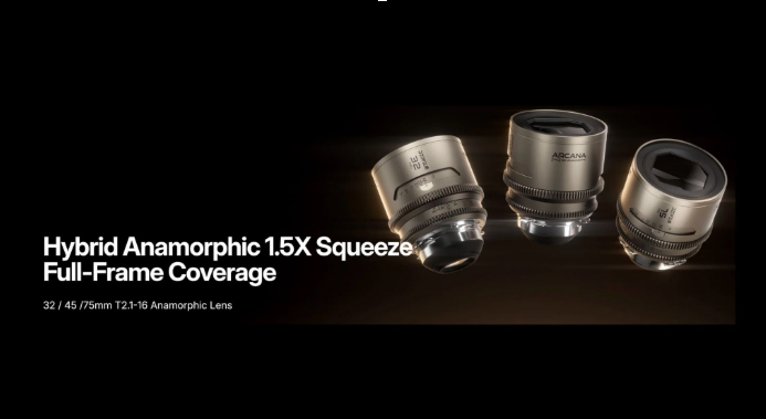 DZOFILM Arcana Anamorphic Prime Lenses at NAB 2026